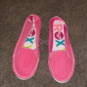 Women’s Roxy Slip on Canvas Shoes Pink